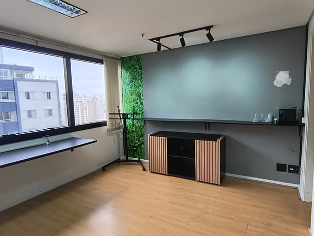 Foto do Sala - Sala comercial para locação com 38m² com 1 banheiro 1 vaga andar alto sem mobilia proximo ao metrô da Vila Mariana, São Paulo, SP | eHG Imóveis