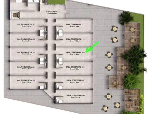 Sala à venda, no bairro Fátima em Teresina