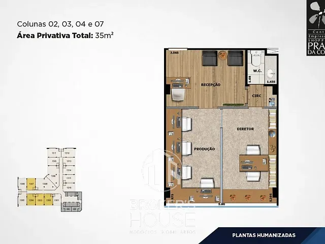 Sala com 35m², à venda, no bairro Praia da Costa em Vila Velha