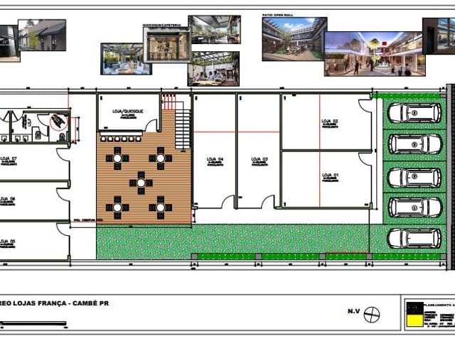 Sala para alugar, no bairro Centro em Cambé
