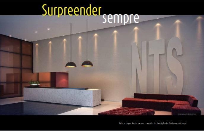 Foto do Sala - Sala Comercial à venda no Edifício New Times Square no Setor Bueno em Goiânia GO, tendo 39,63m² e 1 vaga de garagem. | Home Gyn Imóveis Ltda