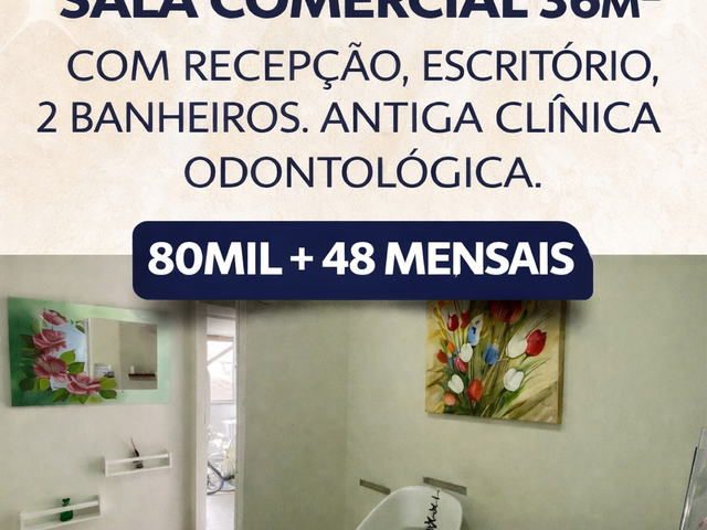 Sala com 36m², à venda ou para alugar, no bairro Centro em São Caetano do Sul
