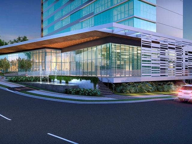 Foto do Sala - Sala para locação no ATSUSHI YOSHII TOWER com, 39 m² privativos, 02 vagas de garagem, andar alto e banheiro. | Guepardo Imob