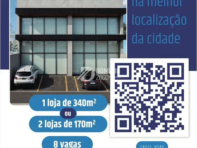 Sala com 340m², para alugar, no bairro Centro em Uberaba