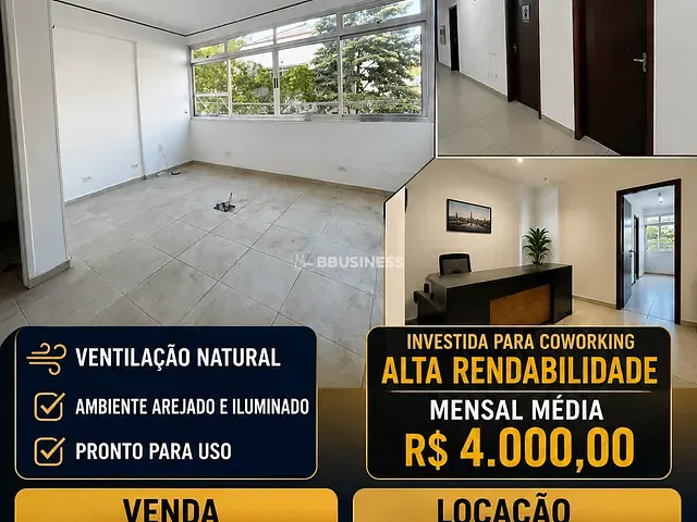 Sala com 36m², à venda ou para alugar, no bairro Centro em São Caetano do Sul