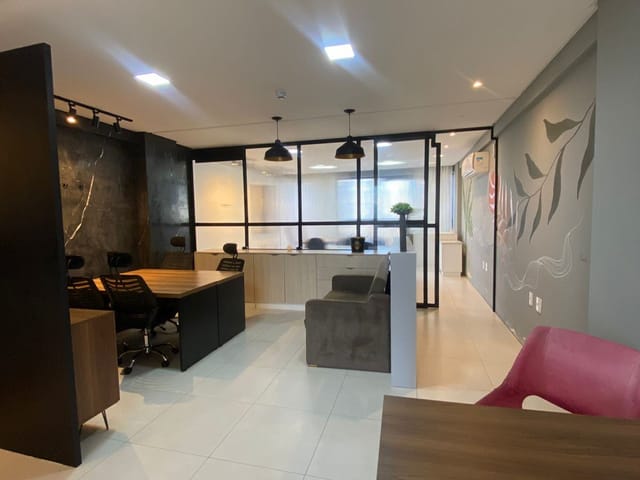 Foto do Sala - Sala Comercial Mobiliado de 80m² no Sky Business Center | Sellen