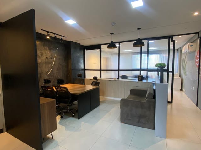 Foto do Sala - Sala Comercial Mobiliado de 80m² no Sky Business Center | Sellen