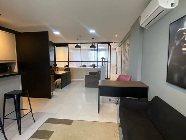 Foto do Sala - Sala Comercial Mobiliado de 80m² no Sky Business Center | Sellen