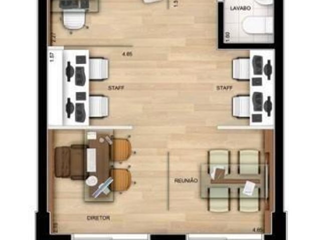 Sala com 35m², à venda, no bairro Penha de França em São Paulo