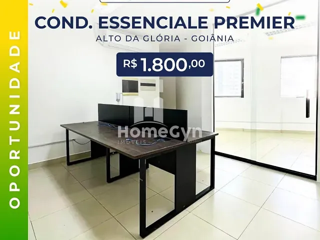Sala com 32m², para alugar, no bairro Alto da Glória em Goiânia