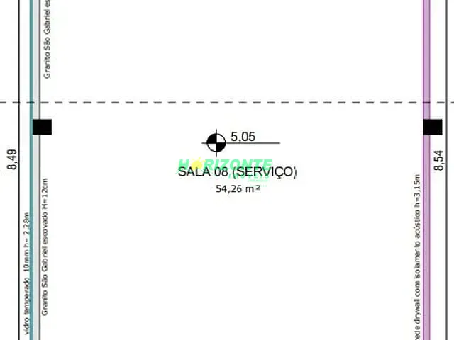 Sala com 54m², para alugar, no bairro Urbanova em São José dos Campos