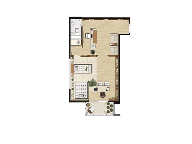 Sala com 50m², à venda, no bairro Pinheiros em São Paulo