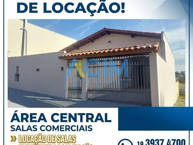 Sala para alugar, no bairro Centro em Jaguariúna