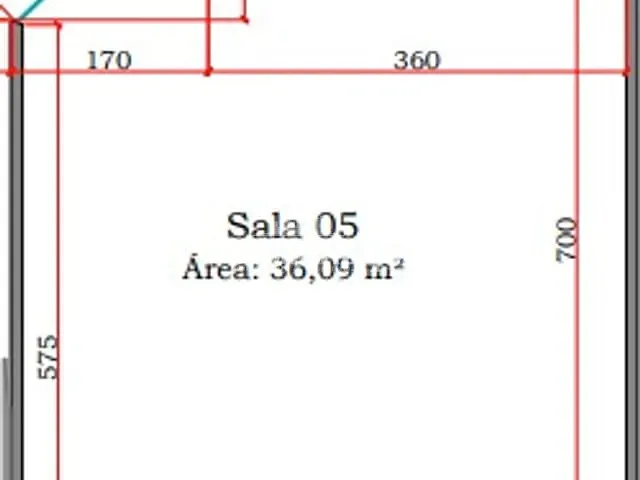 Sala com 36m², para alugar, no bairro Imperial em Concórdia