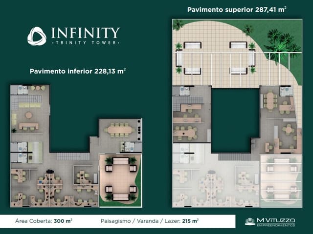 Foto do Sala - Sala para Locação 10 Vagas, 515M², Jardim Aquarius, São José dos Campos - SP | Infinity Trinity Tower | RUSSI IMÓVEIS