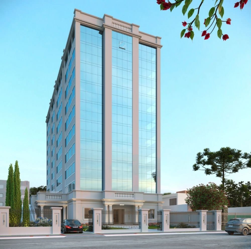 Sala à venda no Centro de Pelotas, RS, Zabaleta Office, em construção com entrega prevista para 2025. 24,85 m², andar alto, portaria 24h e elevador