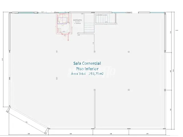 Sala para alugar, no bairro CENTRO em Peritiba
