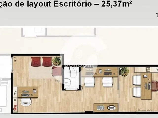Sala para alugar, no bairro Centro em Niterói