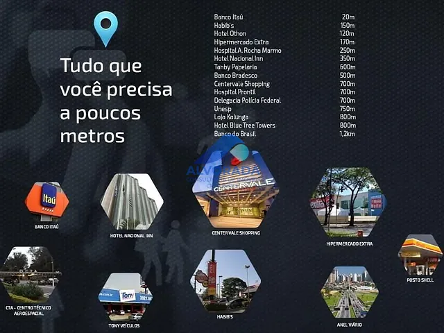 Sala à venda, no bairro Jardim São Dimas em São José dos Campos