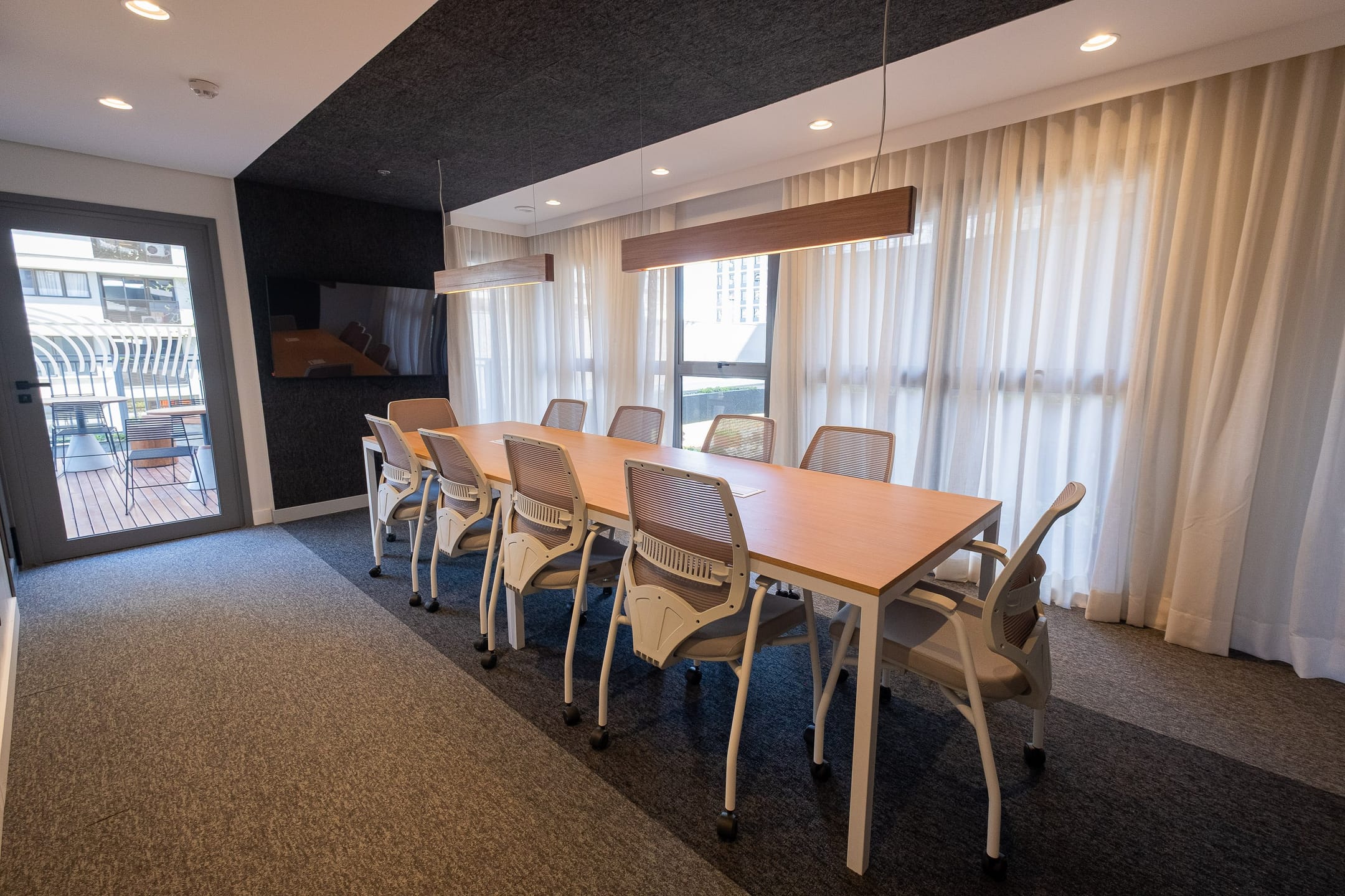 Sala comercial à venda no Orbe II, Parque Una - 29 m², banheiro e andar alto com face norte. - 11