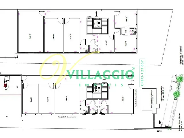 Sala com 22m², para alugar, no bairro Vila Nossa Senhora Aparecida em São José do Rio Preto