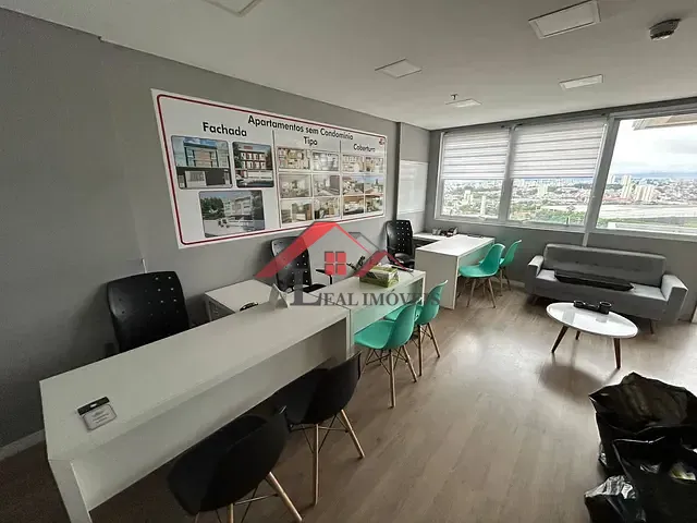 Sala para alugar, no bairro Vila Homero Thon em Santo André