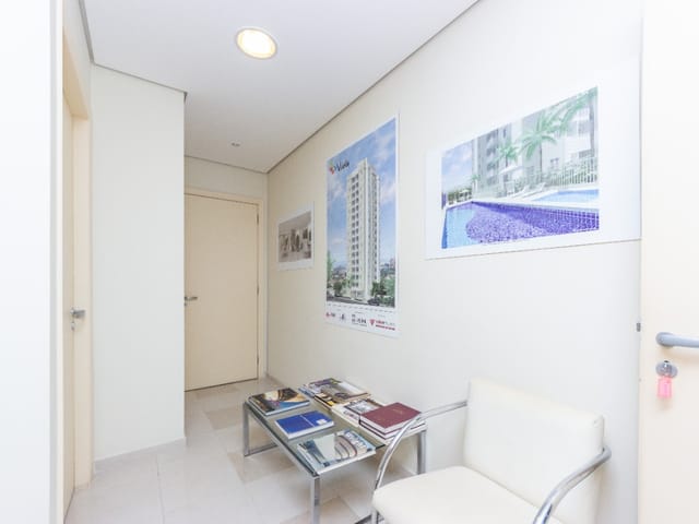 Foto do Sala - Conjunto comercial para venda em Santa Cecília, 43.4m² | Lares e Andares Imóveis