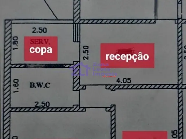Sala com 68m², para alugar, no bairro Tatuapé em São Paulo