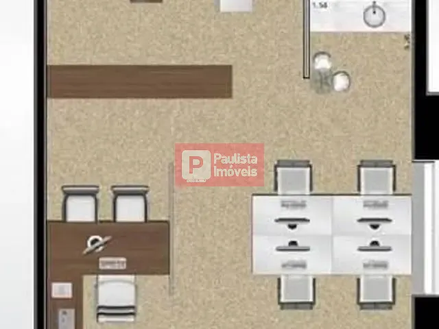 Sala com 66m², à venda, no bairro Santo Amaro em São Paulo