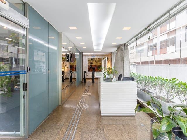 Foto do Sala - Conjunto comercial para venda em Higienópolis, 120m² | Lares e Andares Imóveis