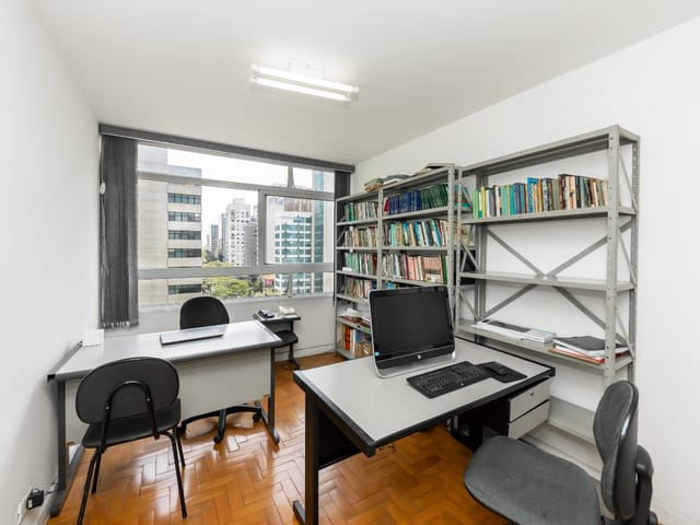 Foto do Sala - Conjunto comercial para venda em Consolação, 91m² | Lares e Andares Imóveis