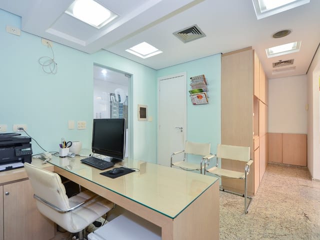 Foto do Sala - Conjunto comercial para venda em Vila Olímpia, 40m² | Lares e Andares Imóveis