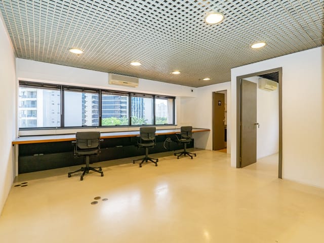 Foto do Sala - Conjunto comercial para venda em Vila Olímpia, 45m² | Lares e Andares Imóveis