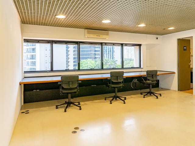 Foto do Sala - Conjunto comercial para venda em Vila Olímpia, 45m² | Lares e Andares Imóveis