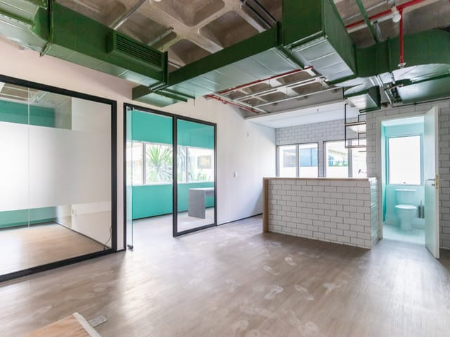 Foto do Sala - Conjunto comercial para venda em Vila Olímpia, 70m² | Lares e Andares Imóveis