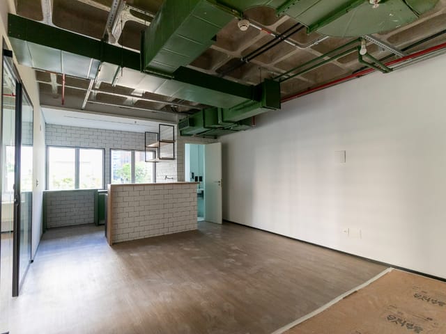 Foto do Sala - Conjunto comercial para venda em Vila Olímpia, 70m² | Lares e Andares Imóveis