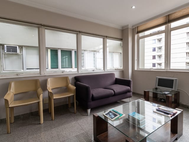 Foto do Sala - Conjunto comercial para venda em Vila Nova Conceição, 103m² | Lares e Andares Imóveis