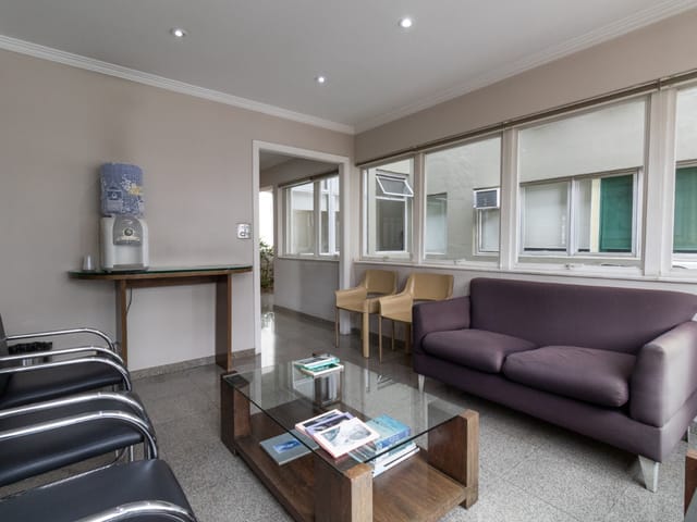 Foto do Sala - Conjunto comercial para venda em Vila Nova Conceição, 103m² | Lares e Andares Imóveis