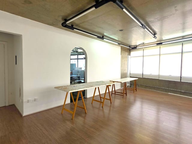 Foto do Sala - Conjunto comercial para venda em Santo Amaro, 47m² | Lares e Andares Imóveis