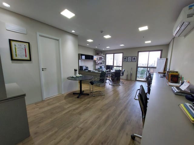 Foto do Sala - Conjunto comercial para venda em Campestre, 37m² | Lares e Andares Imóveis