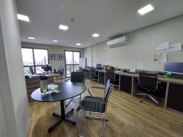 Foto do Sala - Conjunto comercial para venda em Campestre, 37m² | Lares e Andares Imóveis
