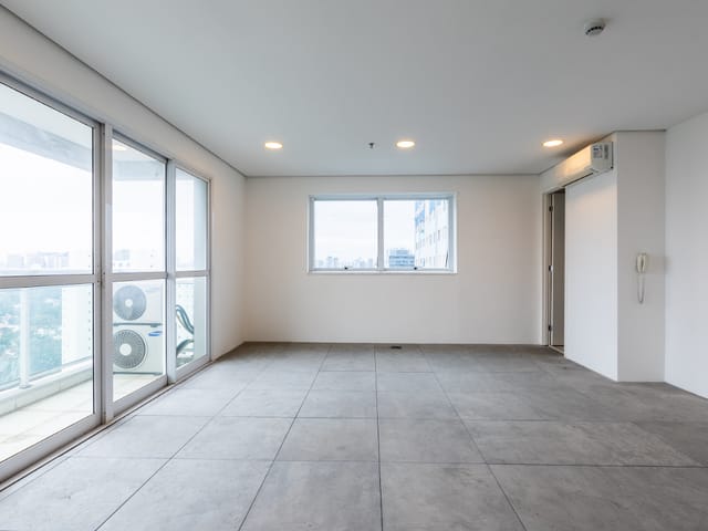 Foto do Sala - Conjunto comercial para venda em Santo Amaro, 48m² | Lares e Andares Imóveis