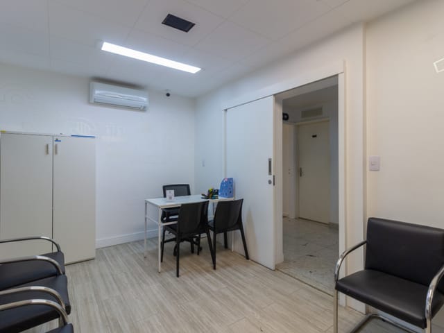 Foto do Sala - Conjunto comercial para venda em Santa Cecília, 95m² | Lares e Andares Imóveis