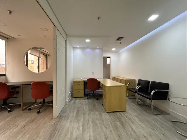 Foto do Sala - Conjunto comercial para venda em Vila Olímpia, 64m² | Lares e Andares Imóveis