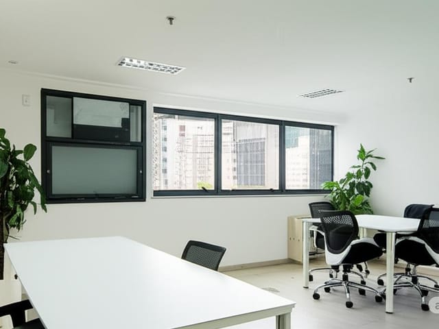 Foto do Sala - Conjunto comercial para venda em Santa Cecília, 28m² | Lares e Andares Imóveis