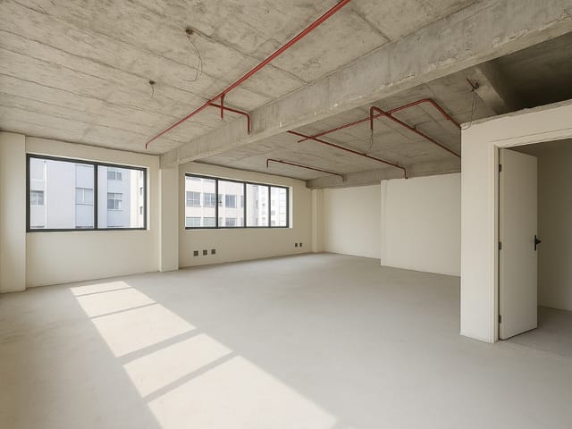 Foto do Sala - Conjunto comercial para venda em Itaim Bibi, 103m² | Lares e Andares Imóveis