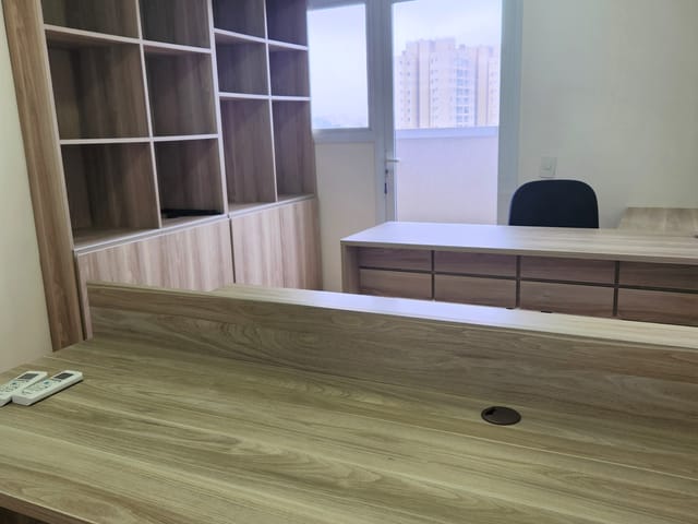 Foto do Sala - Sala Comercial Mobiliada Para Locação, 40m²Com 1 Vaga na Garagem, ao Lado Estação Socorro - Santo Amaro, São Paulo, SP | Paulista Imóveis