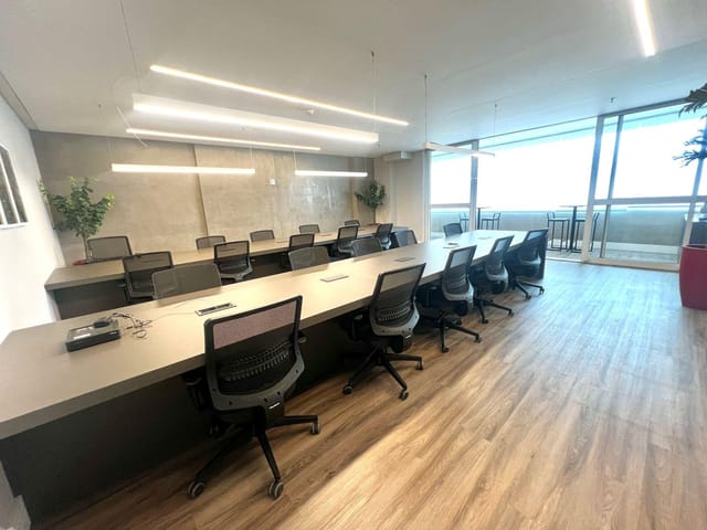 Foto do Sala - Sala Comercial à Venda e Locação Com 68m², Mobiliada Com 2 Vagas na Garagem na Chácara Santo Antônio (Zona Sul), São Paulo-SP | Paulista Imóveis