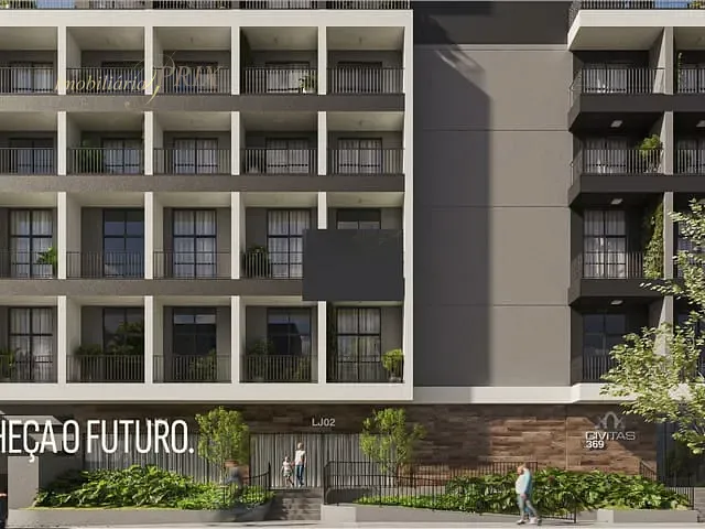 Studio 1 quarto e 1 banheiro, à venda, no bairro Centro Cívico em Curitiba