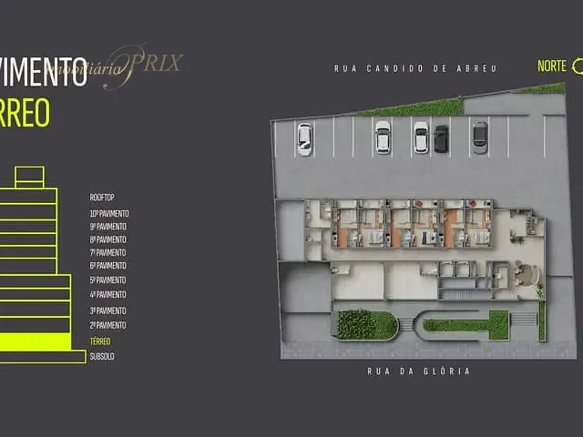 Studio 1 quarto e 1 banheiro, à venda, no bairro Centro Cívico em Curitiba